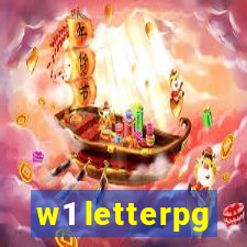 w1 letterpg